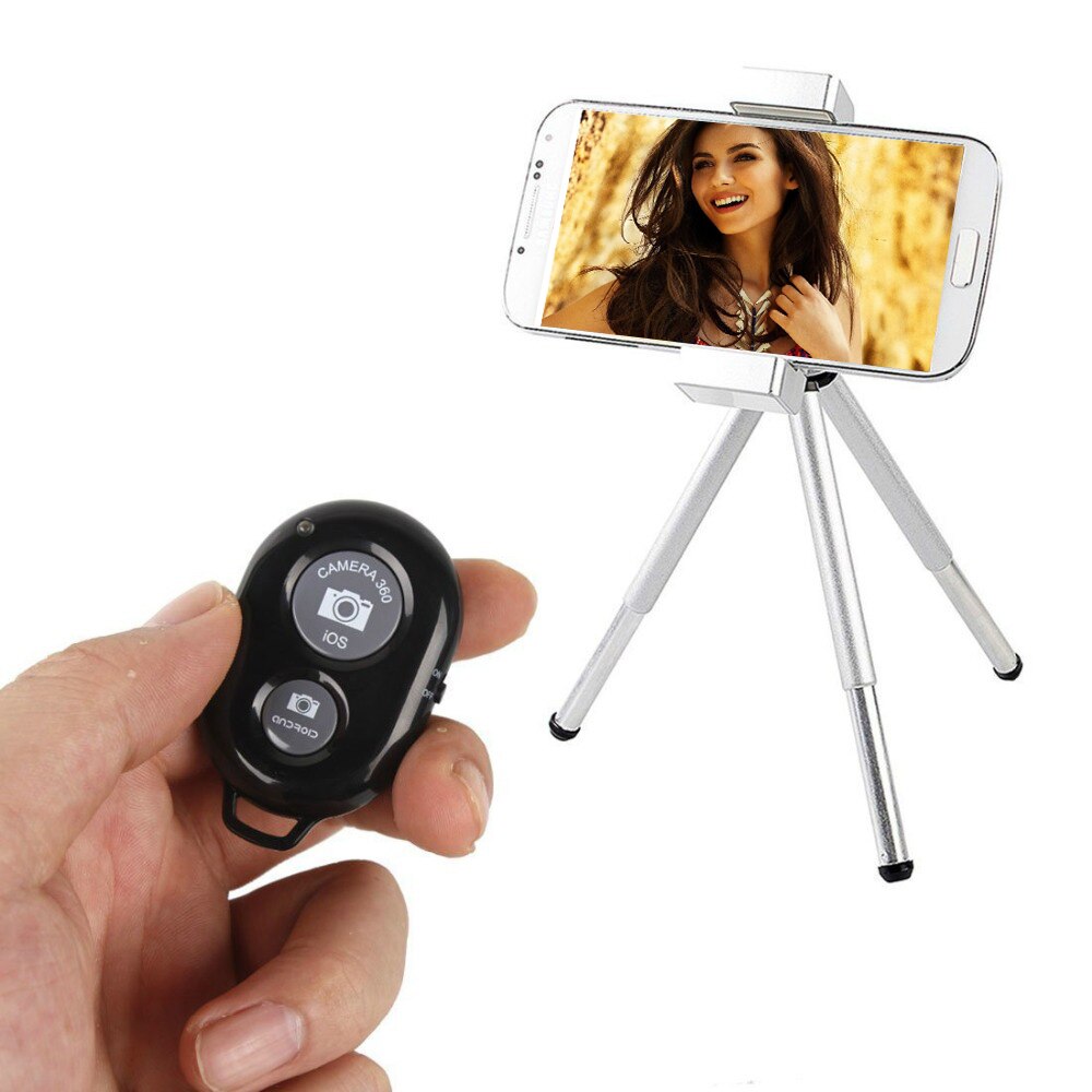 Knop Voor Selfie Afstandsbediening Voor Telefoon Draadloze Ontspanknop Control Bluetooth-Compatibele Camera Foto Selfie Clicker