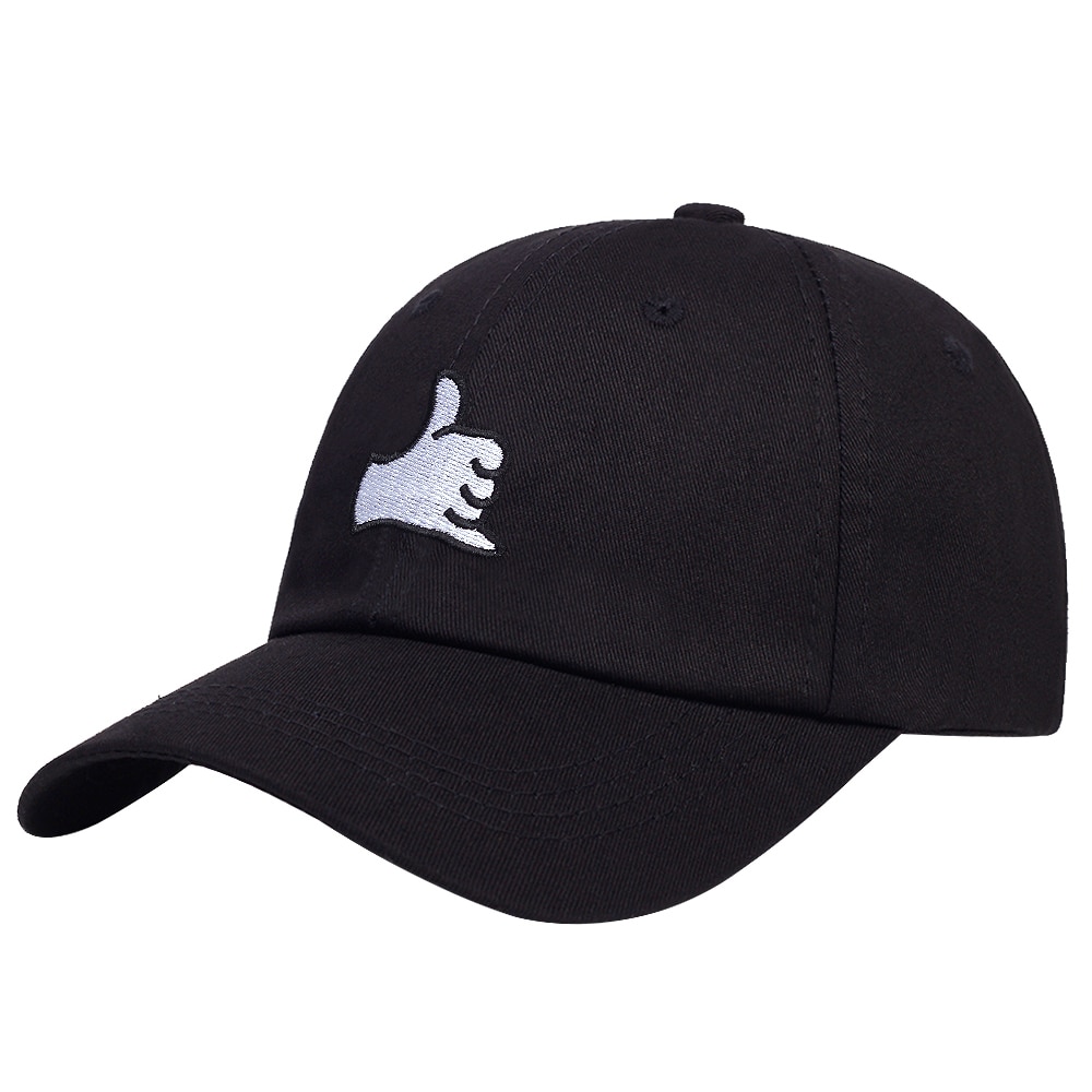 Nowe mody wyhaftowany palec czapka z daszkiem na wolnym powietrzu Sporty czapka golfowa regulowana bawełna dzikie czapki biodro-hopowe dla obu płci czapki tirówki