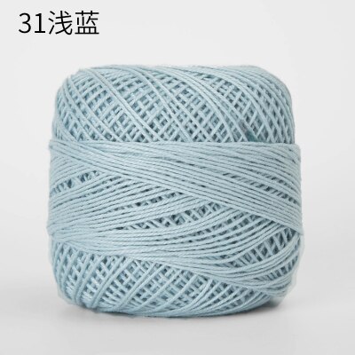 20g laine soie épaisse Crochet fil dentelle Wayuu sac main-bricolage Crochet été coton Fine laine à tricoter: 32