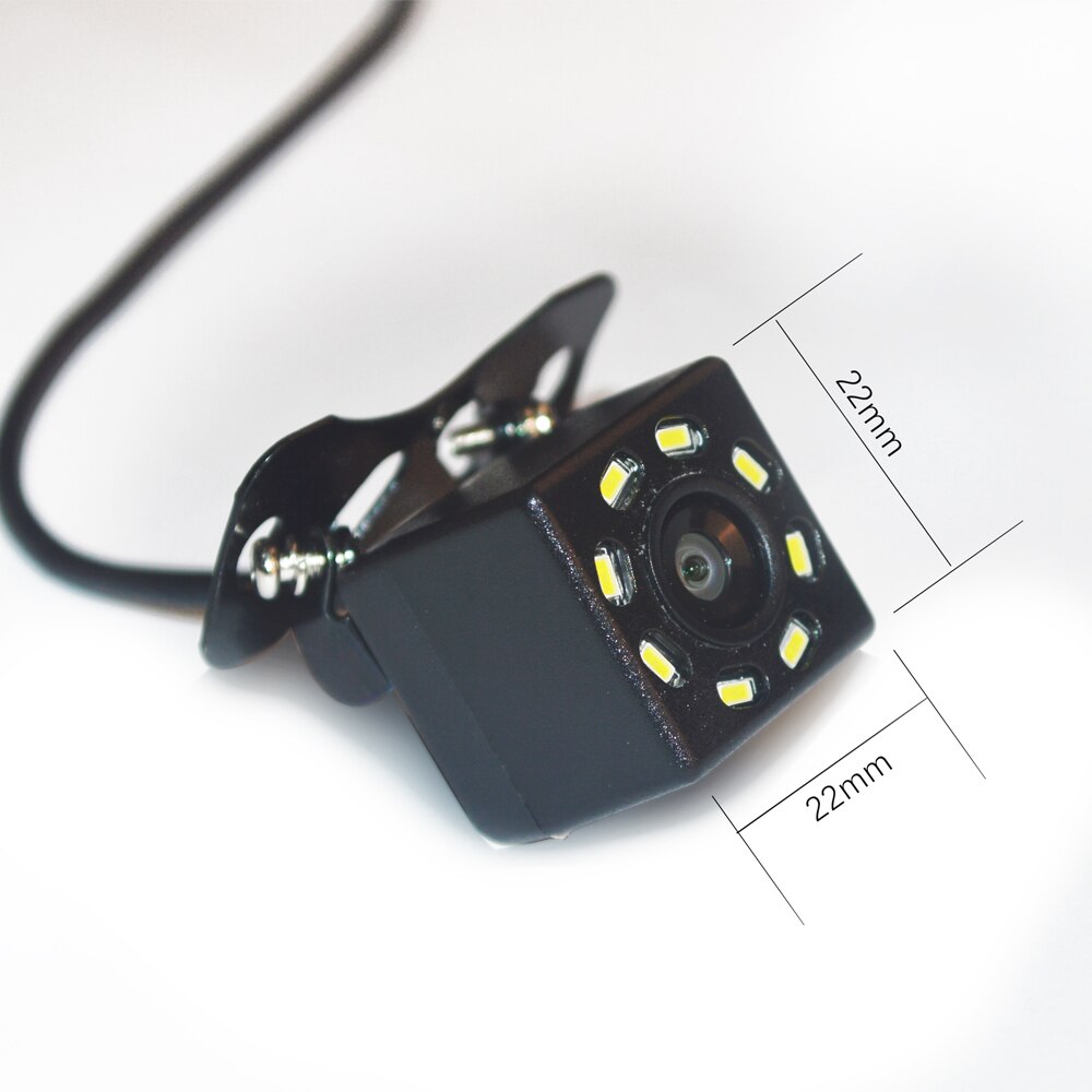 170 Degree 4 LED Night Vision Car Rear View Camera HD Video Waterproof Auto Parking Monitor Reversing CCD