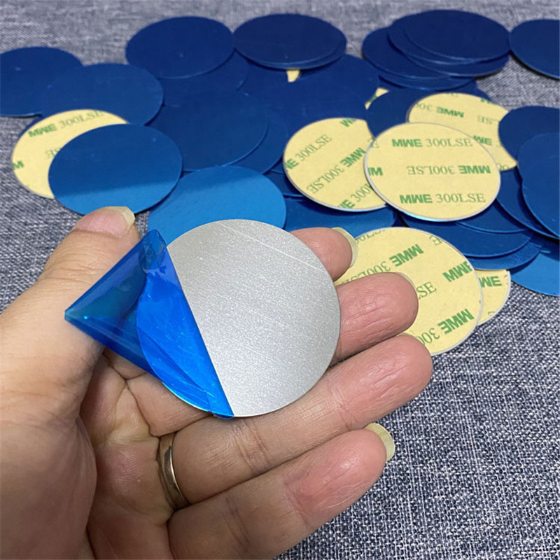 5pcs 50mm 60mm 70mm 0.5mm thick Metal Plate disk iron sheet for Magnet Mobile Phone Holder For Magnetic Car Phone Stand