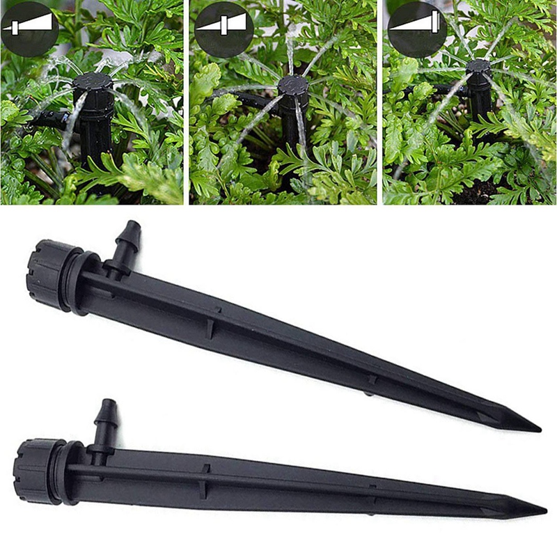 100 Pcs Drip Emitters,360 Degree Water Flow Drip Irrigation System &amp; 1 Set Pressure Washer Extension Spray Wand