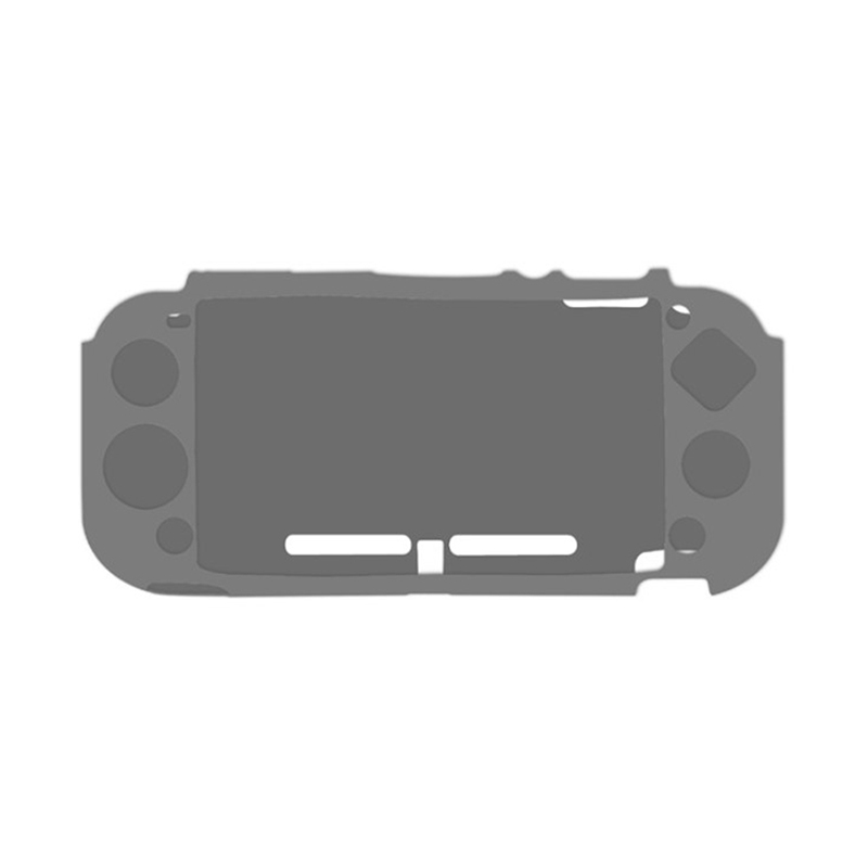 For Switch Anti-Slip Silicone Protective Skin Case Cover Grip Accessories: Gray