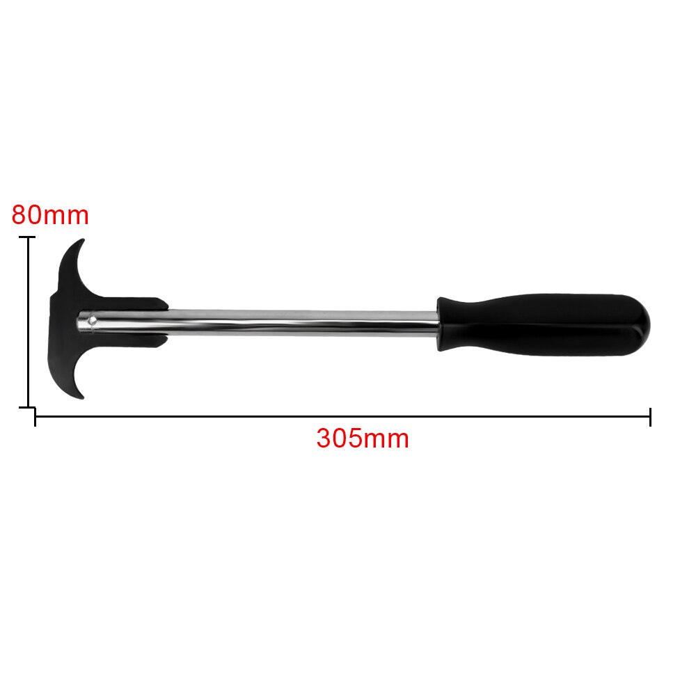 Wrench Puller Oil Seal Disassembly Tools Black Plastic Handle Carbon Steel Oil Seal Puller Double Screwdriver Car Repair Tool