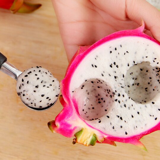 Accesorios de cocina multifunción, cuchara de helado de melón de doble extremo, sorbete, postre, frutas y verduras, utensilios de cocina, 1 ud.