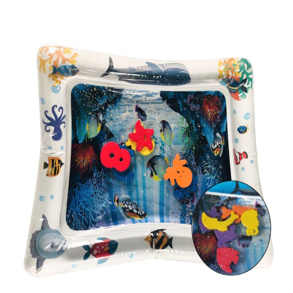 Baby Inflatable Toys Summer Inflatable Water Mat Sea Life Mat Ice Pad Prone Baby Inflatable Mat inflables juegos