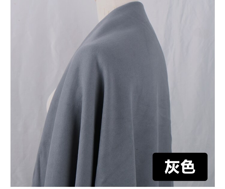 Pull épais 100% coton poncé | D'automne, surdimensionné, pull en tricot molletonné en tissu pas d'étirement: Gray