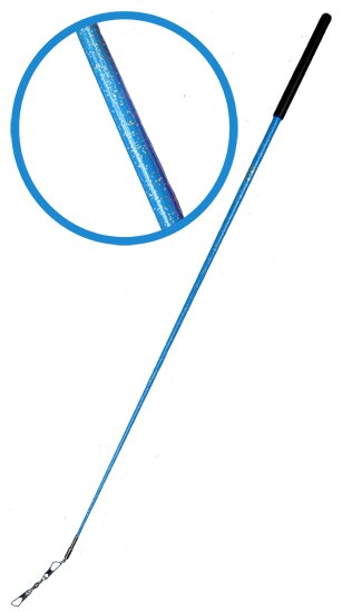 Gymnastiek Ritmische sticks met parelmoer-glans bluecolor voor kinderen