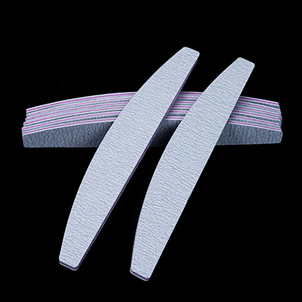 5pcs 100/180 Grit Acrylic Nail File Emery Boards for Natural Nails Nail Filer for Salon Use