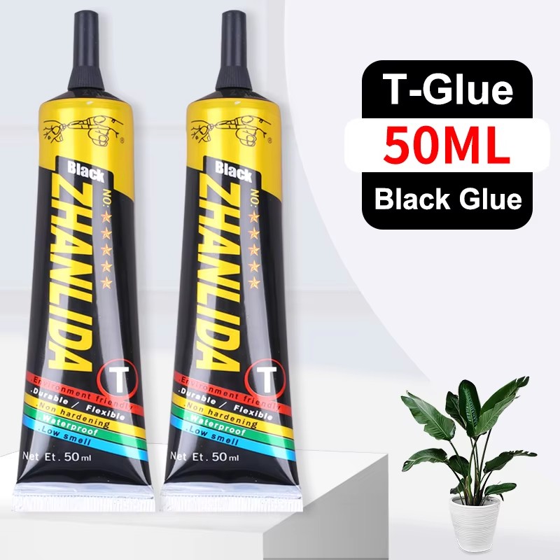 Waterproof Black Glue Phone Contact Epoxy Resin Adhesive Textile Leather Crystals Clothes Plastic Sealant T9000 15ml 50ml 110ml: Orange