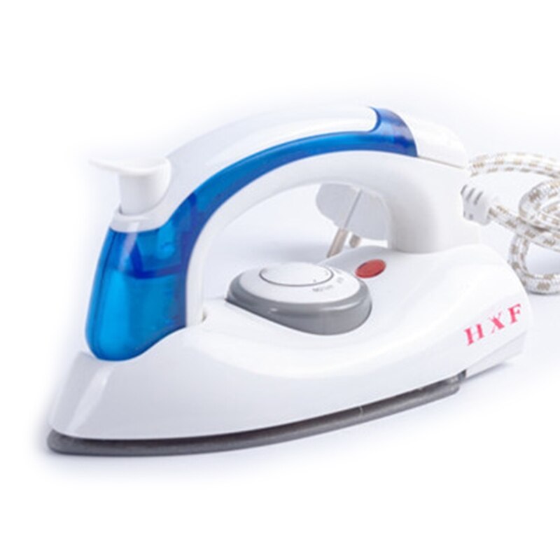 Portable Compact Size Mini Handheld Electric Baseplate Steam Iron Machine Foldable Handle Home Travel Use with 3 Gears Temperatu