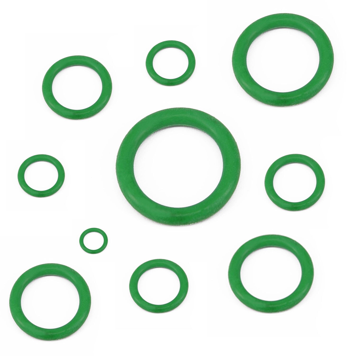 Green Seal Rings O-rings Car Vehicle 18 Sizes Auto Kit 270pcs Convenient Practical Durable Rubber