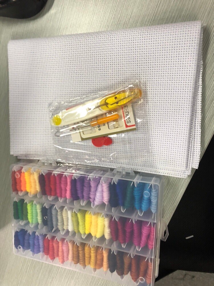 72 Colors Embroidery Thread Sewing Cotton Needle Craft Sewing Set Sewing Tools Embroidery Thread With Box: Default Title
