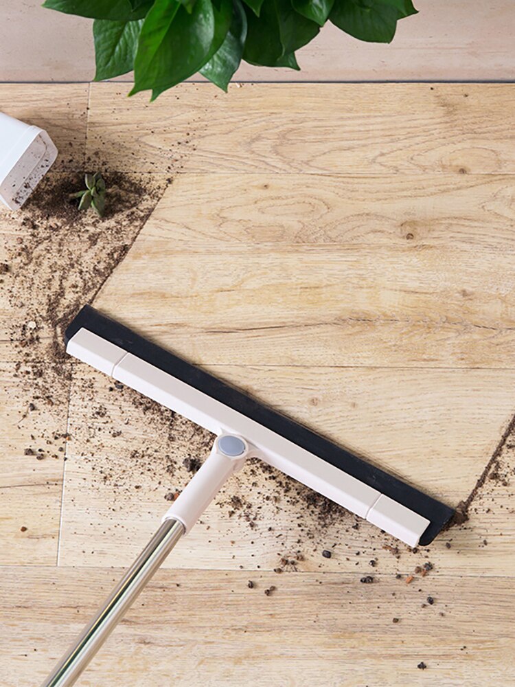 Broom Wiper Blade Floor Scraper Bathroom Tile Floor Hair Cleaning Gadget Household Cleaning Tools