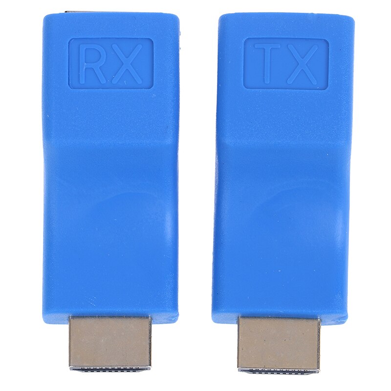 2Pcs 1080P Hdmi Extender Rj45 Over Cat 5e/6 Netwerk Lan Ethernet Versterker