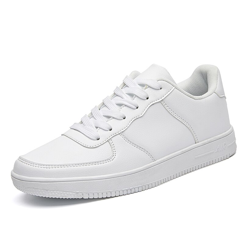 Menn merke skinn superstjerne joggesko menn fritidssko fottøy zapatillas hombre mannlige sko mann: Herresko 702 hvite / 10