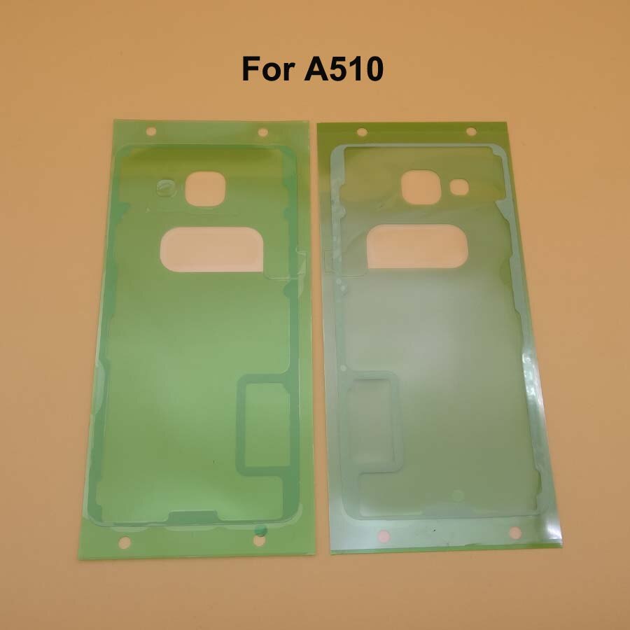 2 Stks/partij Voor Samsung Galaxy A3 A310 A310F A5 A510 A510F Terug Batterij Deur Behuizing Cover Sticker Lijm tape