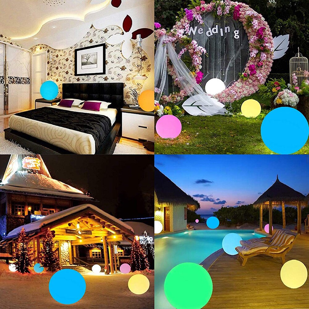 Opblaasbare Pvc Ballon Afstandsbediening Led Bal Lamp Speelgoed Voor Bruiloft Verjaardag Halloween Party Decoratie Benodigdheden