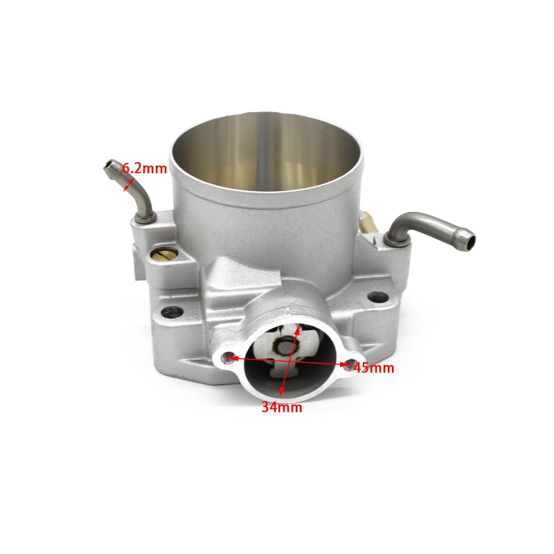 70mm Aluminum Intake Manifold Throttle Body fit For Honda B16 B18 D16 F22 B20 D/B/H/F EG EK H22