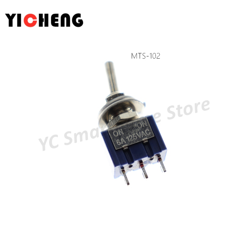 5Pcs spdt push button dpdt toggle switch rocker toggle switch Waterproof cap push button push button switch: ON-ON