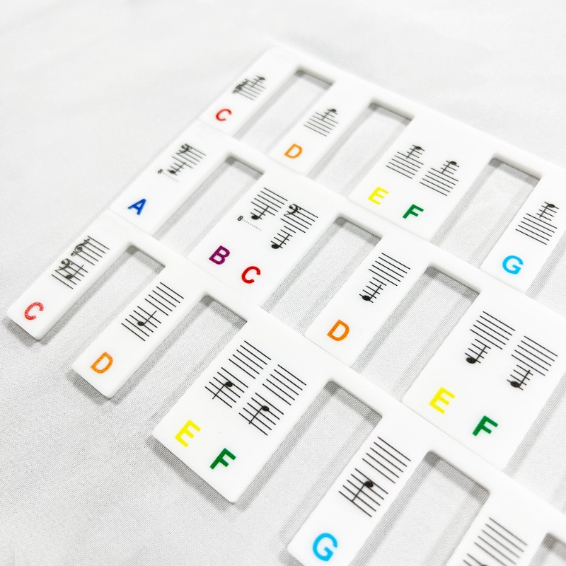 88Key Piano Keyboard Stickers Removable Piano Keyboard Note Labels for Learning Piano Notes Guide for Beginner
