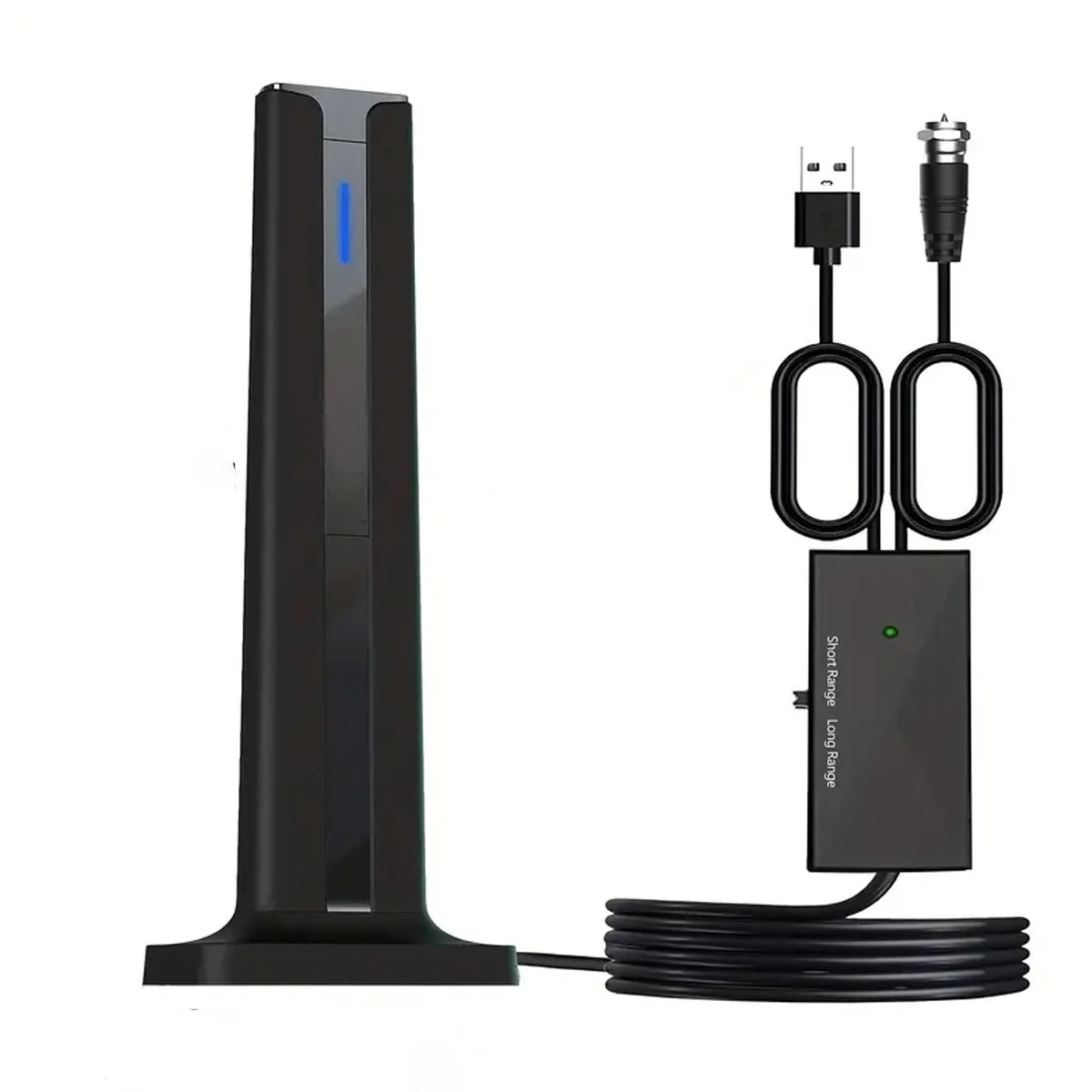 HD-Digital-TV-Antenne für den Innenbereich, verstärkte 120-Meilen-Ultra-HDTV mit Verstärker, schnell reagierendes Antennen-Set