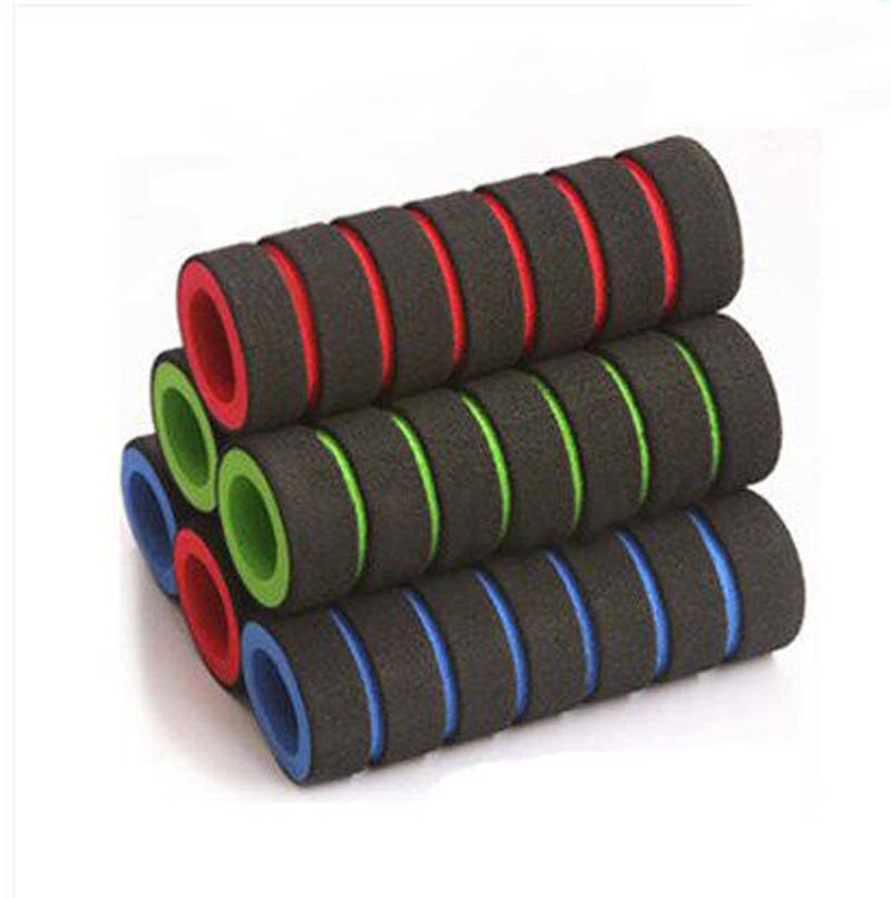 2 pièces poignée universelle confort éponge mousse guidon moto Dirt Bike e-bike guidon de vélo poignée couverture et leviers