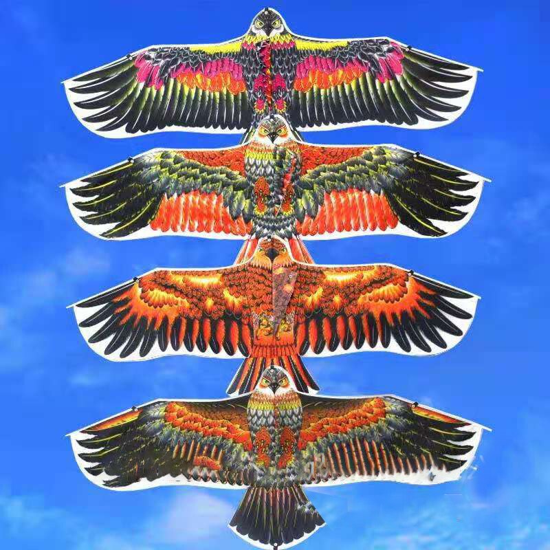 Garten Tuch Spielzeug 1,2 m Flache Adler Drachen freundlicher Fliegen Vogel Drachen Windsack draussen Spielzeug Für freundlicher