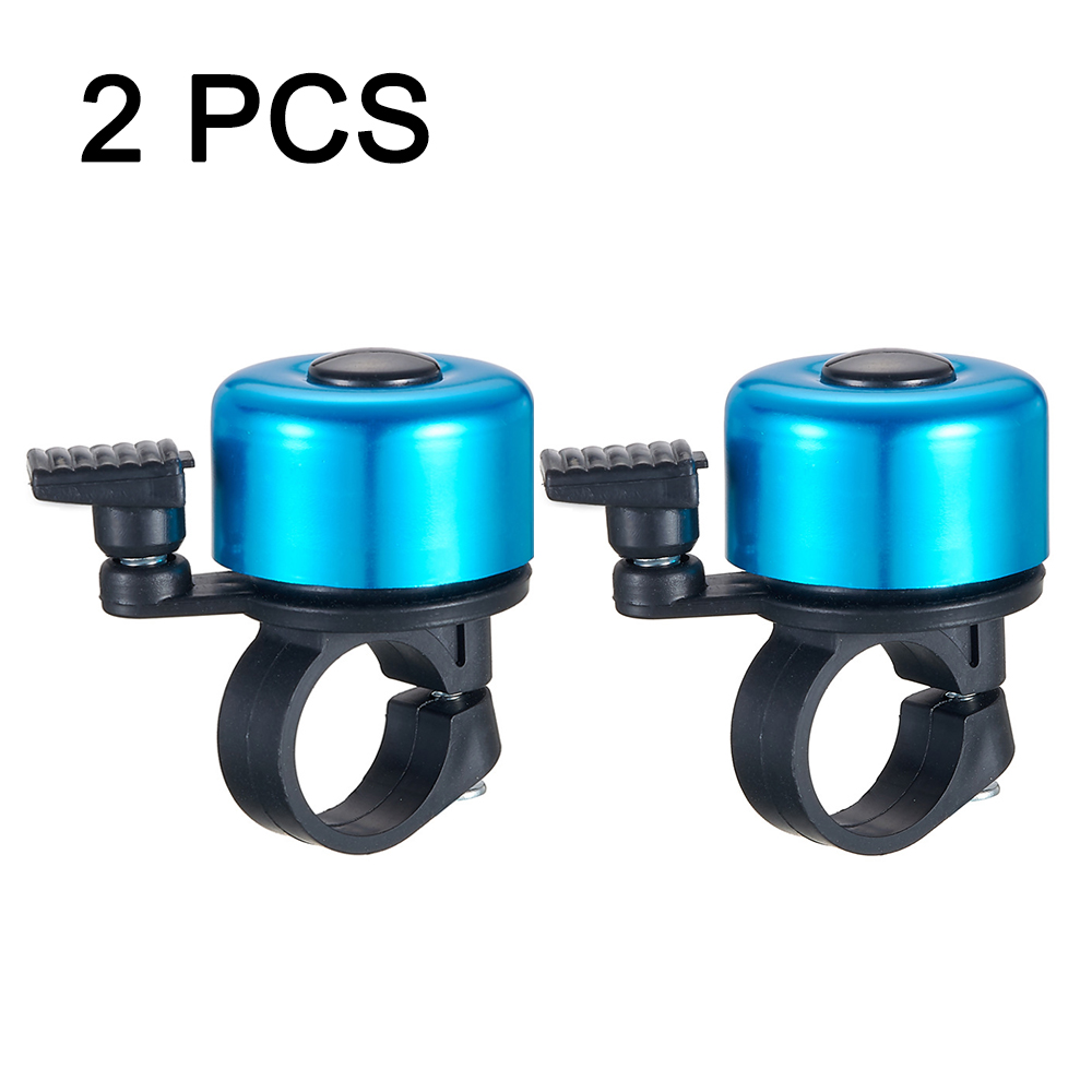 Timbre de bicicleta, timbre para manillar de bicicleta, aleación de aluminio, bocina para bicicleta de montaña y carretera, sonido, alarma de advertencia de seguridad para bicicleta de montaña, accesorios para ciclismo: Negro