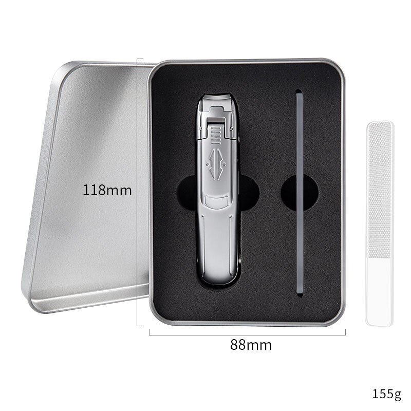 Wide Jaw Nail Clippers Stainless Steel Manicure Cutter Thick Hard Toenail Fingernail Scissors Trimmer Tools: set B