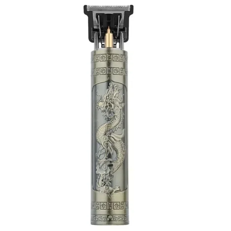 T9 Hair Clipper Beard Shaving Body Hair Trimmer Clippers Electric Hair Cutting Machine Barber Men Trimmer Shaver: Brown