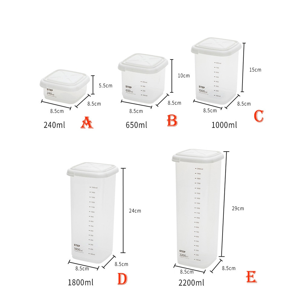 Ishow Kitchen Half Flip Food Storage Box Storage Tank Airtight Plastic Containers Sealed Cans For Coarse Cereals Grains