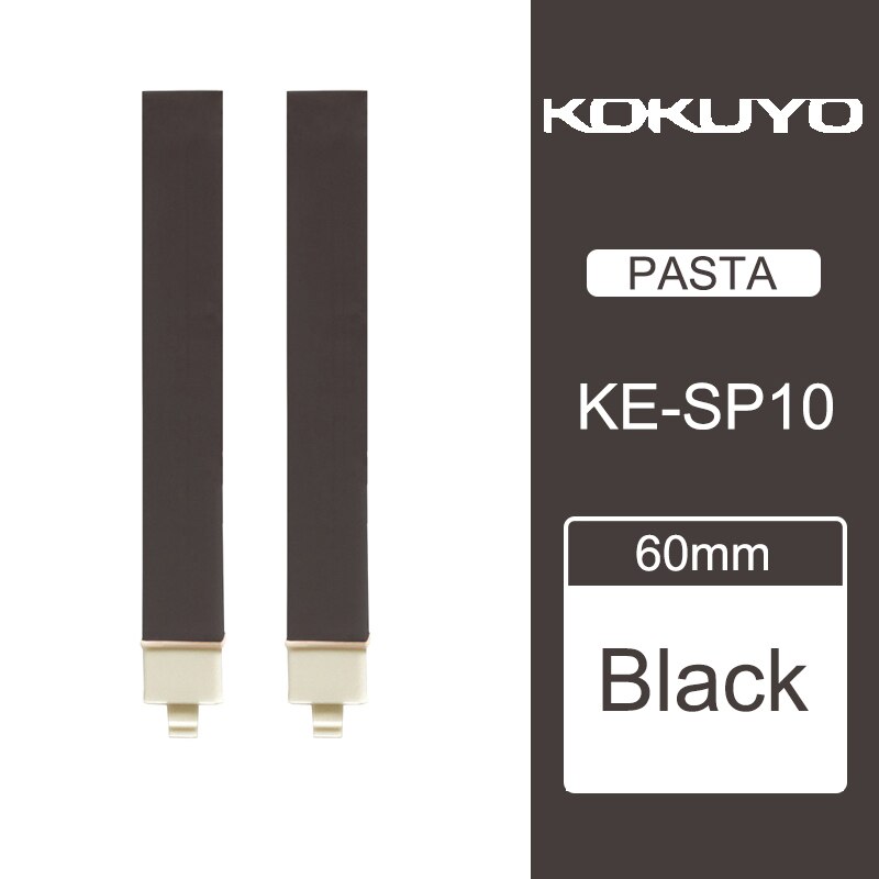 2 Pcs KOKUYO PASTA Solid Water-based Marker Pen Refill Multifunctional Art Drawing Replacement Core Graffiti Convenient Multicol: black
