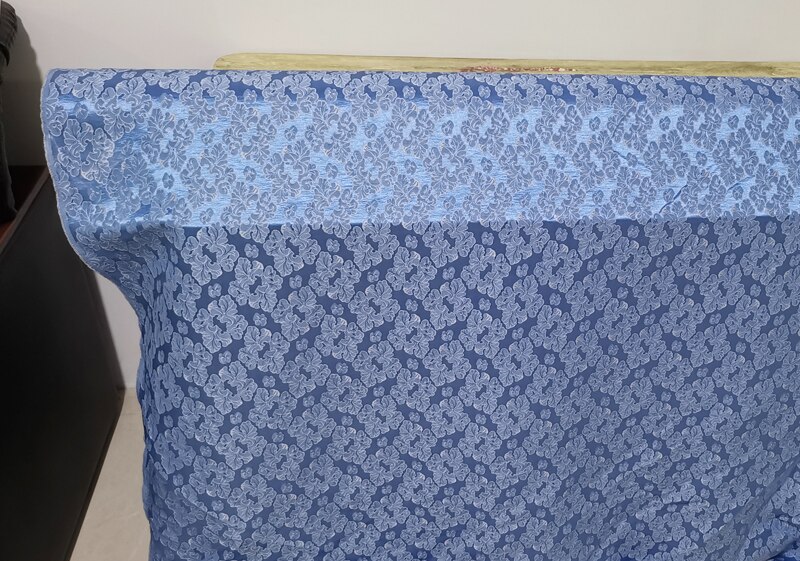 Heavy Robe Material 100cm*146cm Heavy Silk Linen Fabric Dress Robe Coa... – Grandado