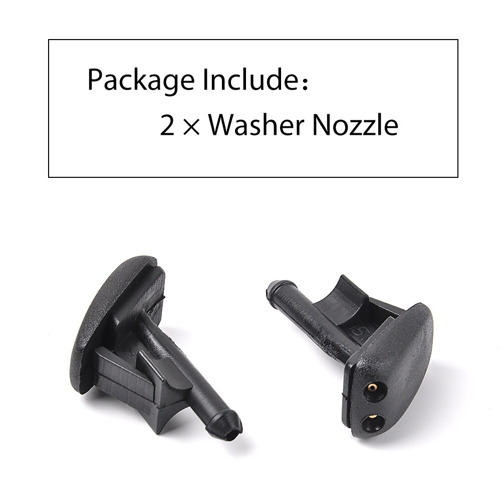 Partsworld Front Windshield Washer Nozzles for BMW 3 Series E36/ 318i/325i/Z3 Replaces OEM: 616013848