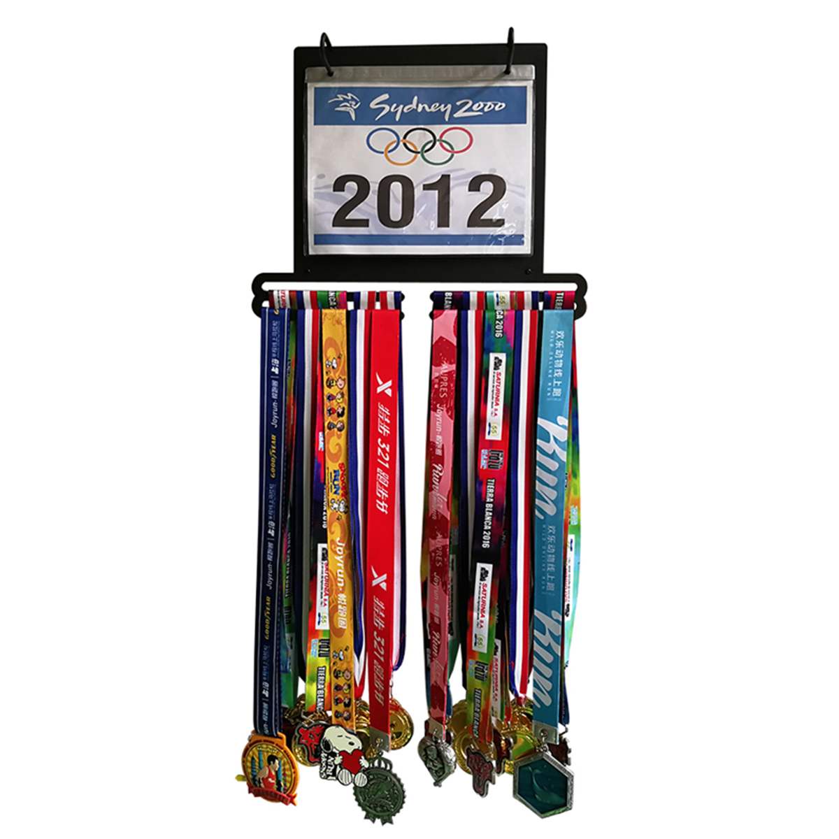 Medaille Houder Marathon Medaille Display Hanger Sport Medaille Houder Display Hanger Running Sport Met Bib Medaille Houder