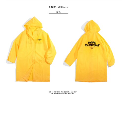 Imperméable transparent à la avec ceinture imperméable Long pour veste imperméable coupe-vent Poncho de pluie en plein air capa de lluvia