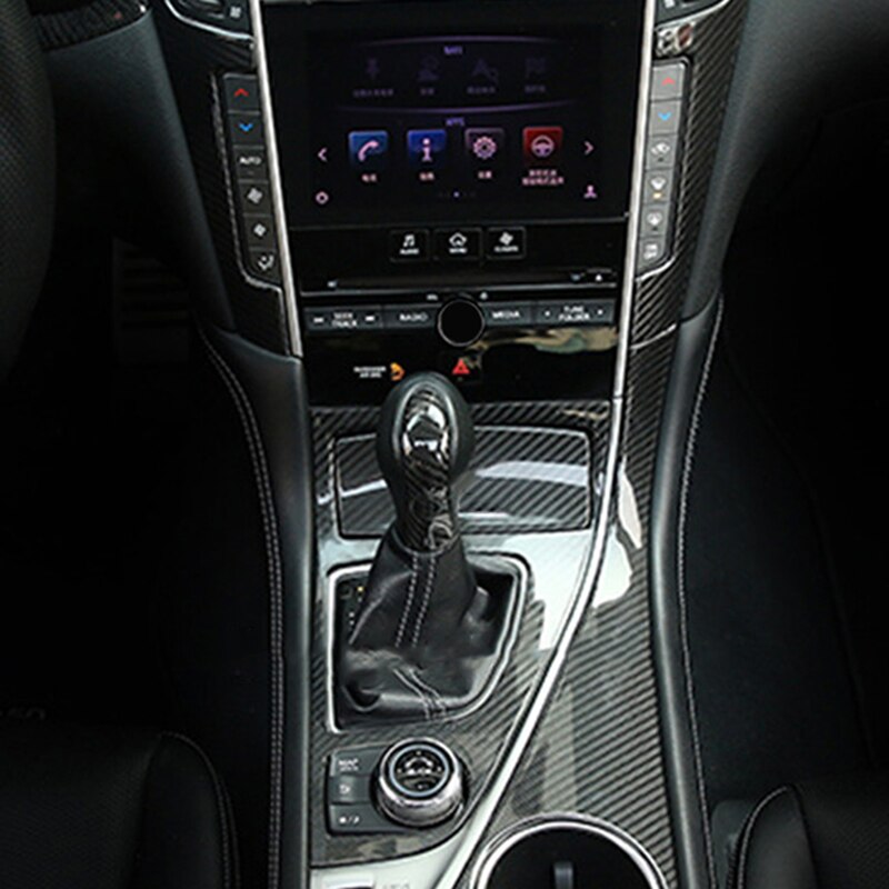 Voor infiniti  q50 pookknop bekleding auto auto pookknop bekleding