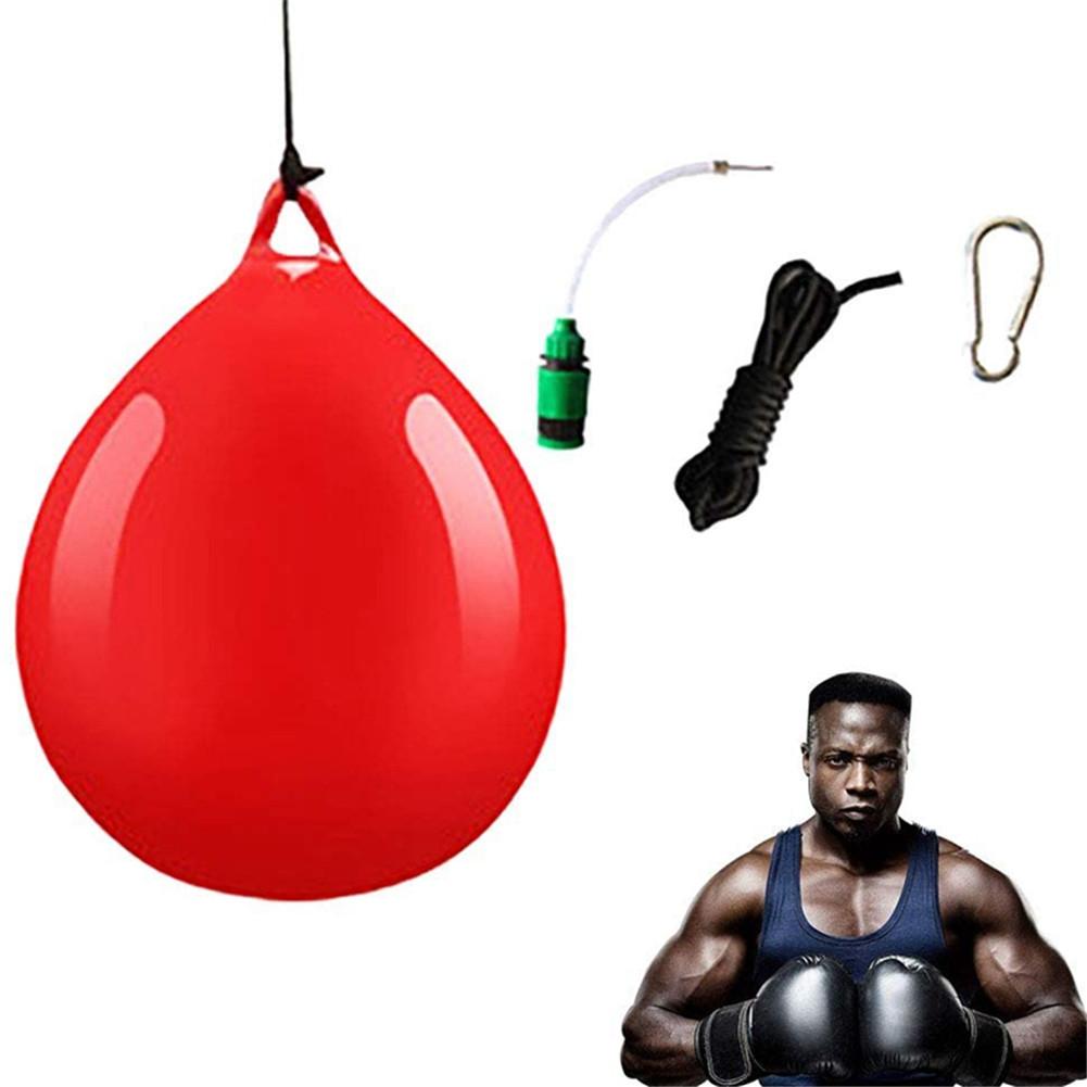 1Pcs Hanging Punching Bag Water Heavy Bag with Water Injector Hook Sling Heavy Bag Water Punching Bag for Household boxing