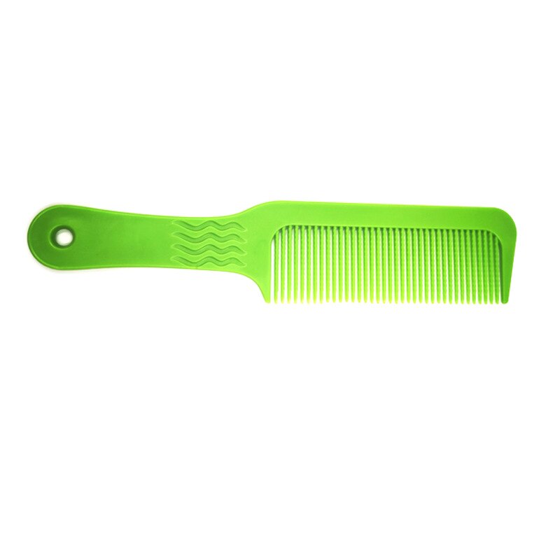Peine Antiestático de carbono para peluquería 3D, Mango antideslizante, para peluquero: Green