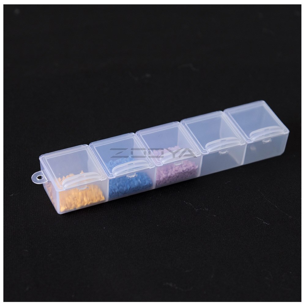 ZOOYA Diamond Painting Tools Beads Container Resin Rhinestone Daimant Embroidery Stone Storage Accessory Mosaic Convenience Hk13