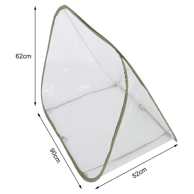 Isolation thermique pliable Mini serre à effet de serre couverture d'isolation transparente transmettant la lumière abri de fleurs