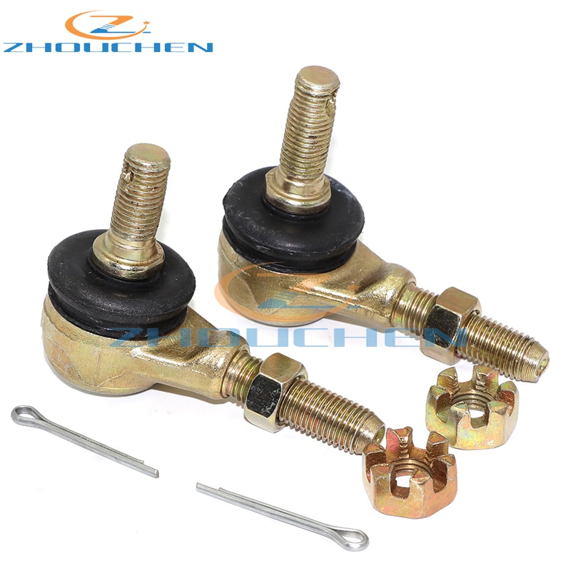 1 Pair M10-M10 Tie Rod End Kits Ball Joint Fit For China ATV 50cc 110cc 150cc 200cc 250cc 300cc Go Kart Karting Quads Bike Parts