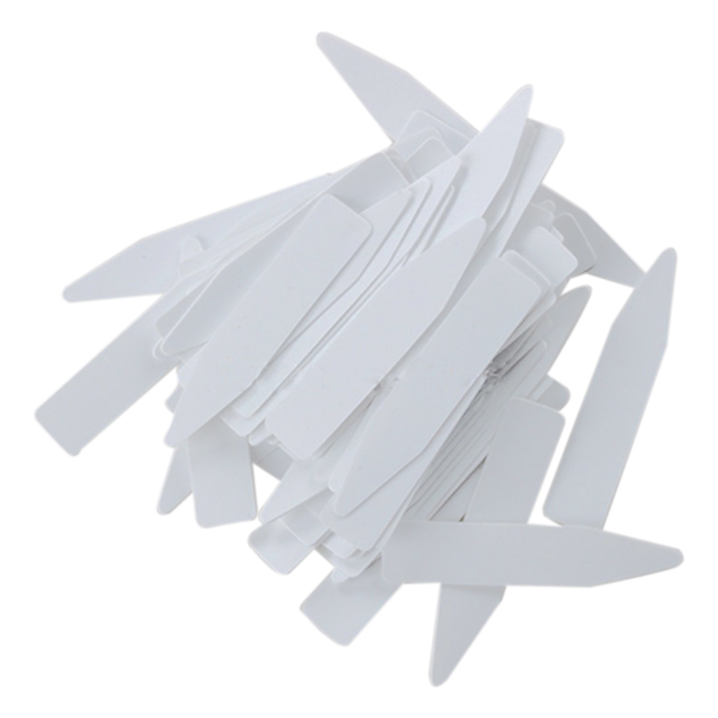 100 stk genanvendelig pvc plante tag etiket træ frugt frøplante haven blomsterpotte plastik etiket sorteringsværktøj: Default Title