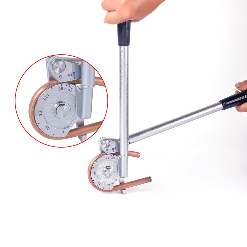 180 Graden Combinatie Buis Bender Tool Tangen Airconditioning Messing Aluminium Pijp Bender Buigen Handmatig Hardware Gereedschap