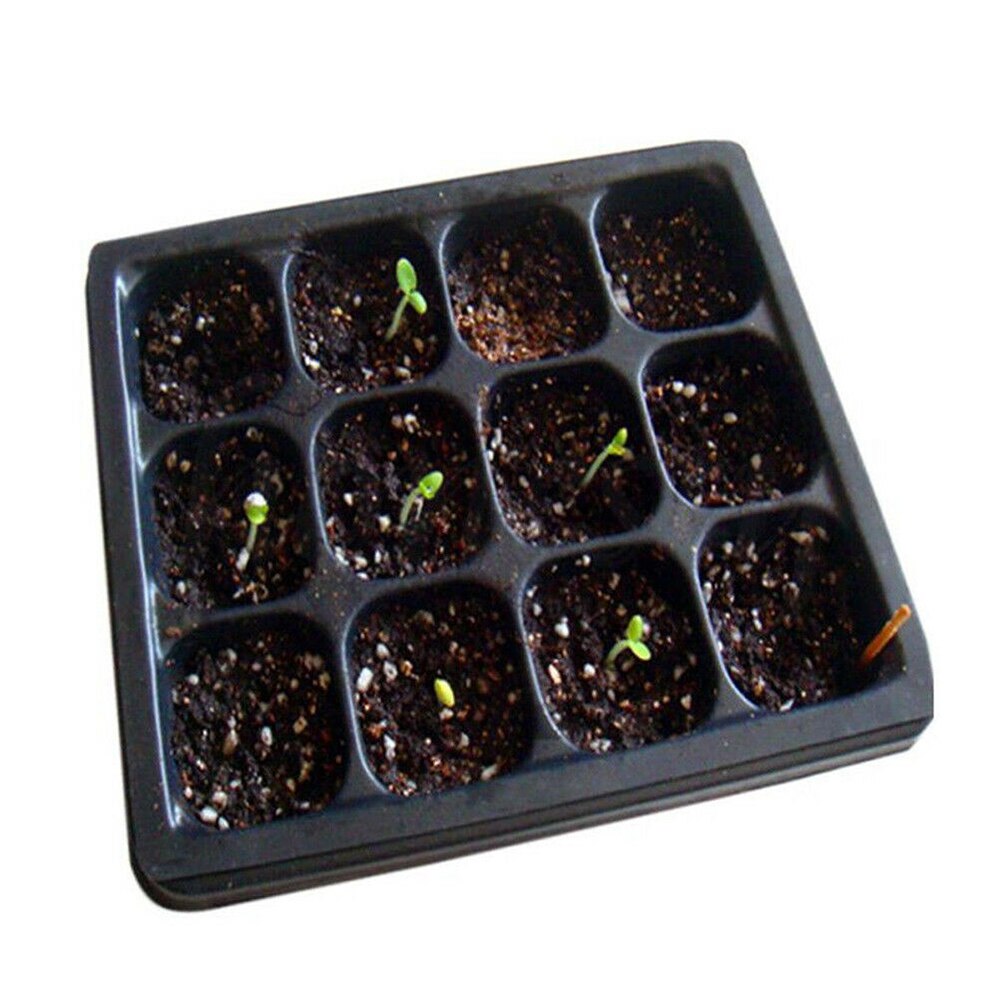 Succulent Plantings Propagation Germination Tool 12 Grids Seed Starter Kit Starting Flower Pots Plant Nursery Propagation Tray