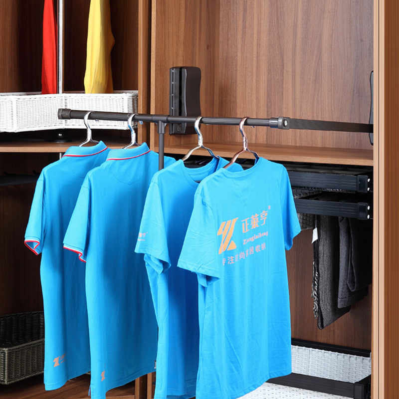 Lift Hangende Kledingrek Pull-down Garderobe Automatische Terugkeer Garderobe Garderobe Telescopische Kleerhanger Huishoudelijke Hardware