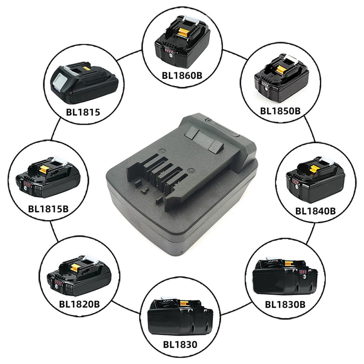 Batterij Adapter Voor Makita 18V Batterij Conversie Voor Skil 20V Lithium Batterij Tool Converter Batterij Adapter