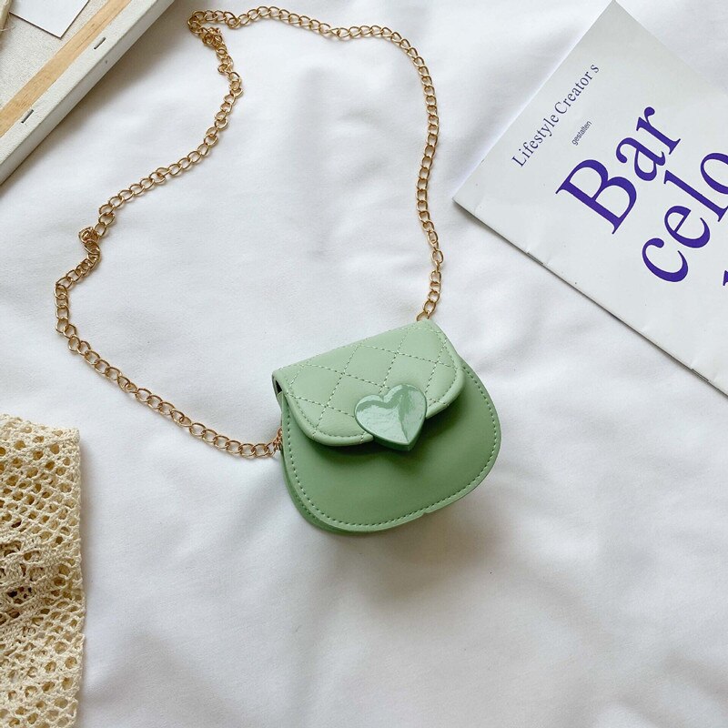 Just taolovely-stijl portemonnee voor babymeisjes, kleine leren hartvormige tassen voor peuters, schoudertas, mini-portemonnee  jt125