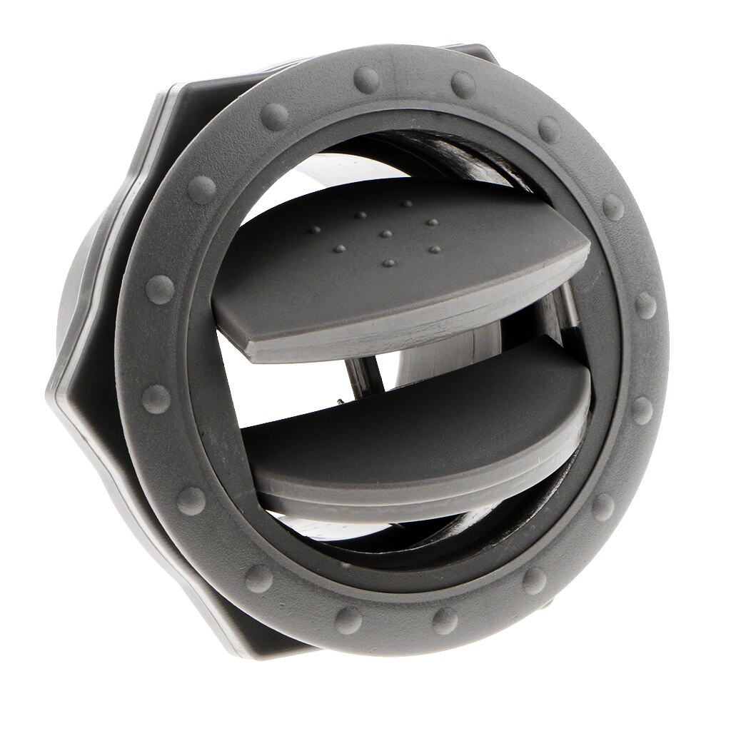 RV Motorhome Roof Vent Exhaust Air Flow Vent Plastic Interior Grey - 60mm